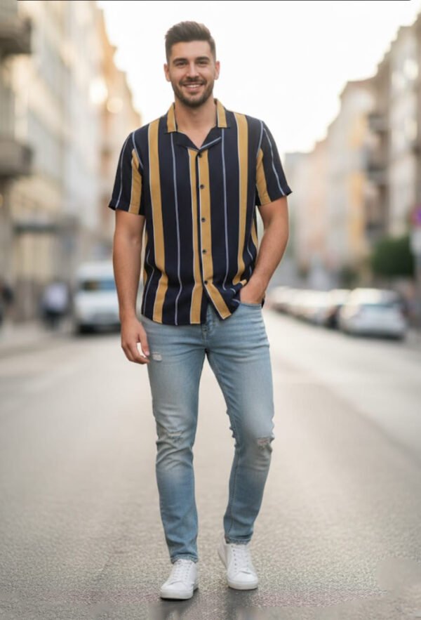 Cuban Collar China Fabric Shirt cuban-collar-china-fabric-shirt