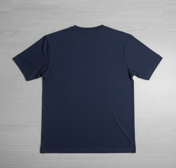 back Men’s China Fabric T-Shirt – Lunera Core Blue Tee