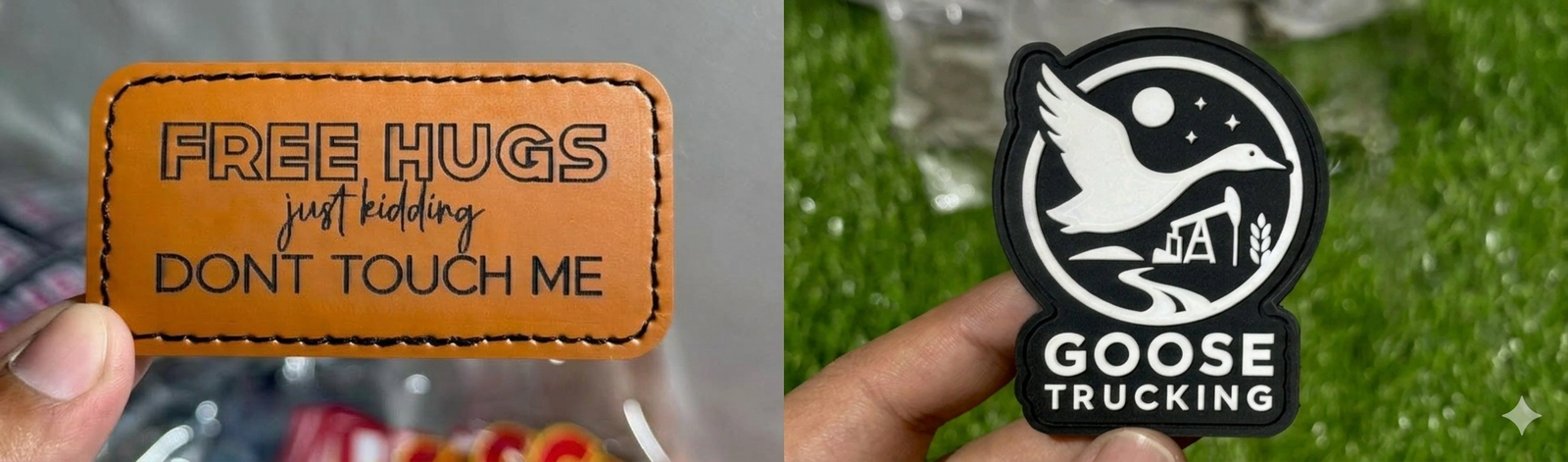Leather Patches & PVC Patches